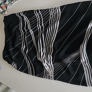 Black and white skirt